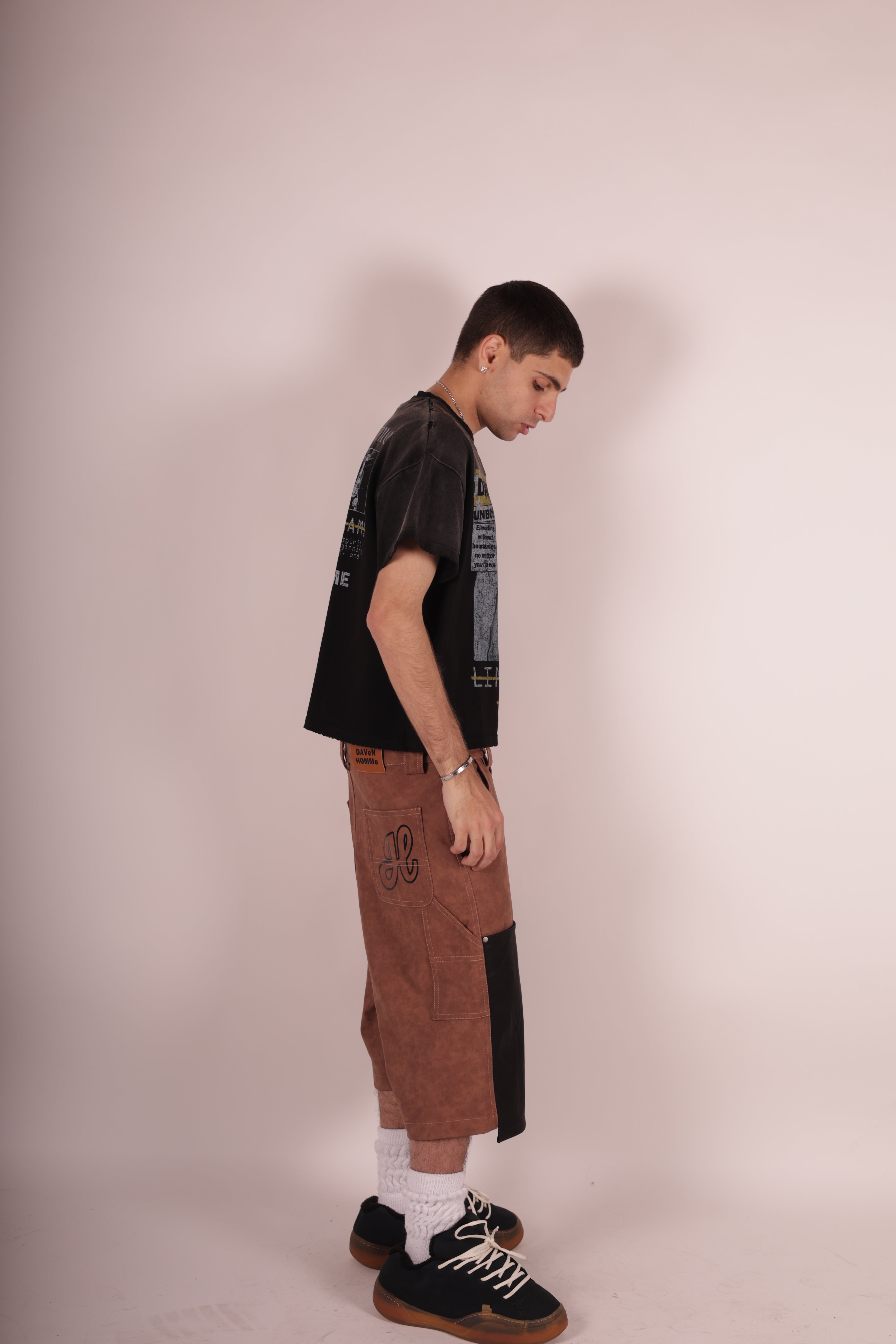 RIZ LEATHER SHORTS