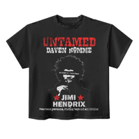 BLACK JIMI HENDRIX(UNTAMED) TEE