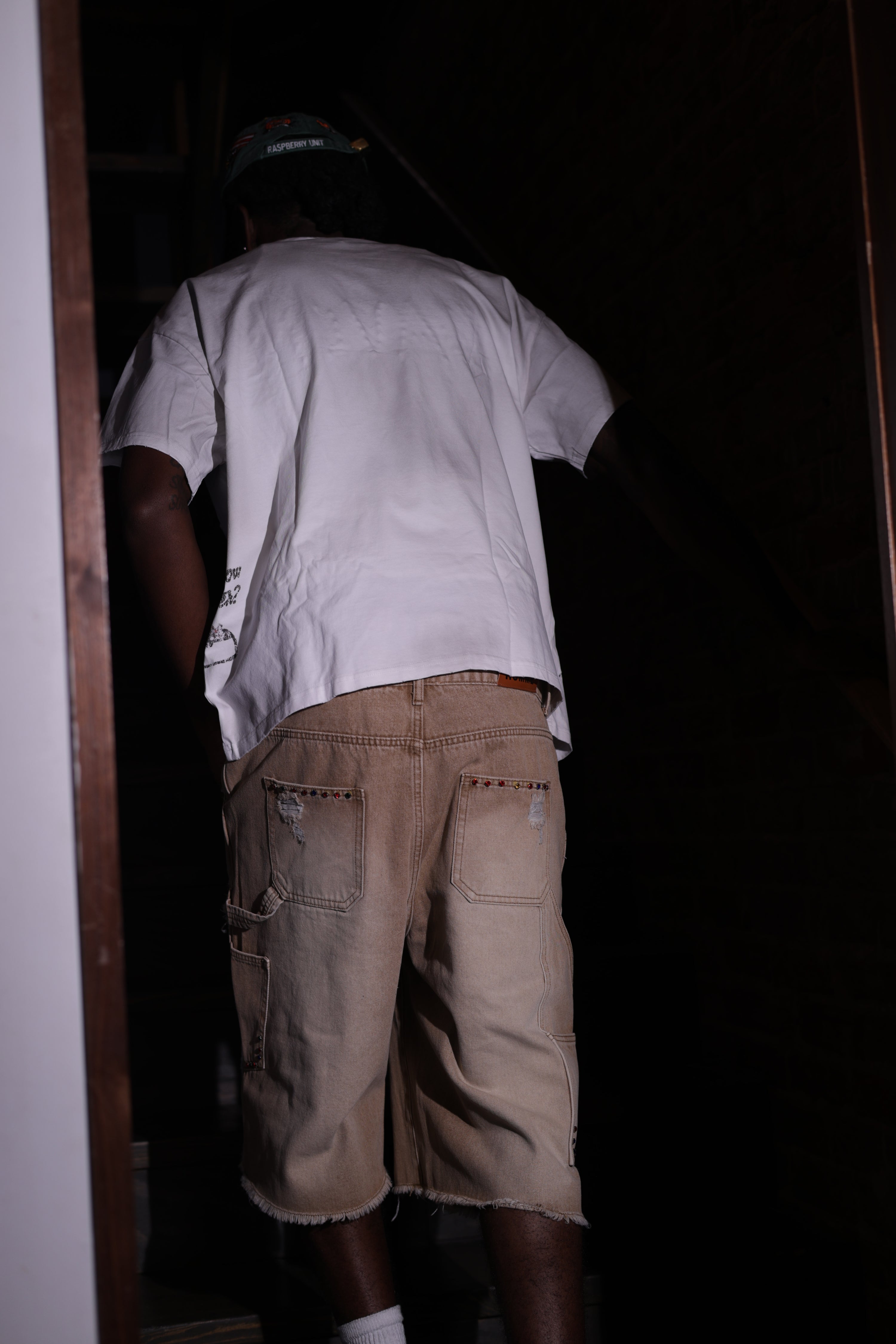 DH EMBEDDED RHINESTONES SHORTS