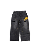 STUDDED CARPENTER DENIM PANTS