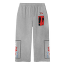 UNCHARTED ASH APPLIQUÉ EMBROIDERED SWEATPANTS