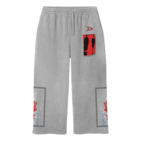 UNCHARTED ASH APPLIQUÉ EMBROIDERED SWEATPANTS