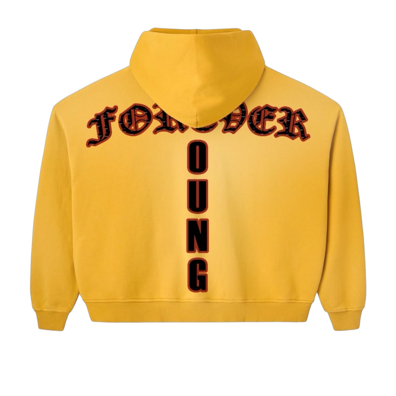 FOREVER YOUNG YELLOW HOODIE