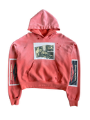 RED RAMONE PATCH HOODIE