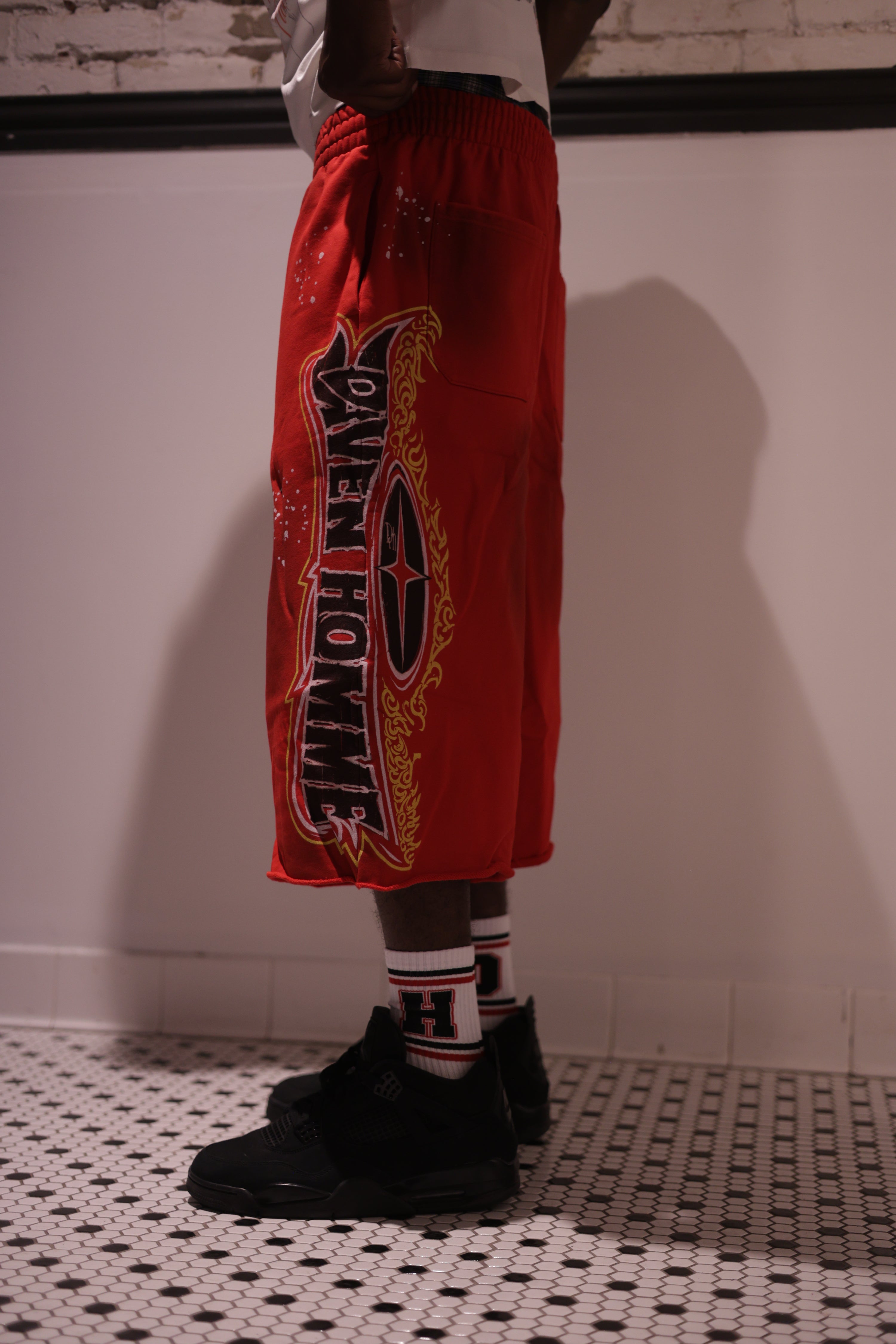 DH RED BUGGER 3/4 SWEAT SHORTS
