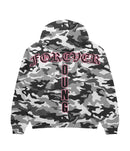 FOREVER YOUNG SNOW CAMO HOODIE