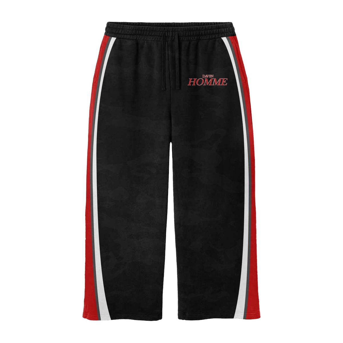 OVERTHINKING KILLS HAPPINESS BLACK CAMO SWEATPANTS