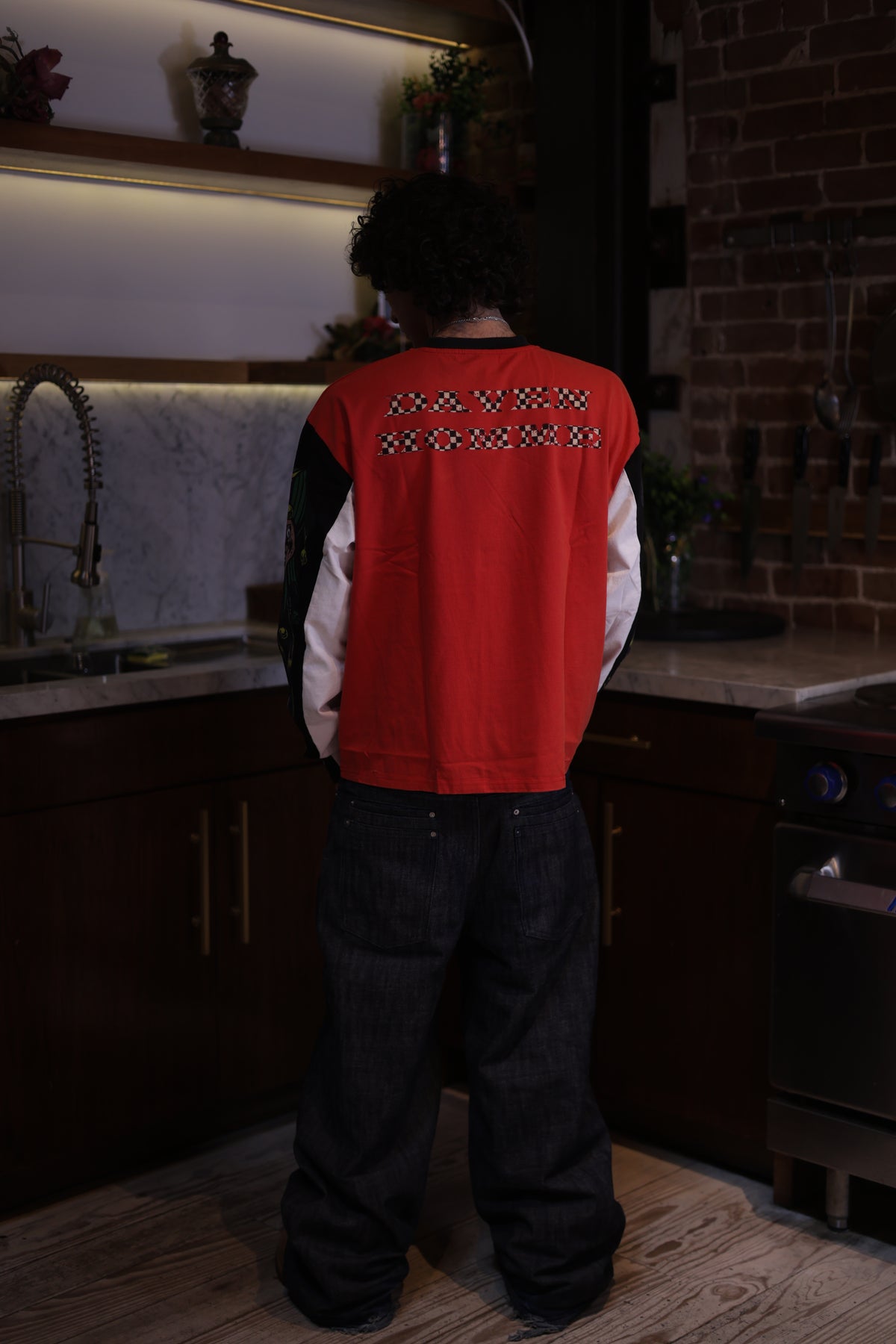 DH RED/BLACK JESTER LONGSLEEVE