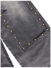 STUDDED CARPENTER DENIM PANTS