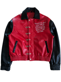 BLACK AND RED VON KELLY JACKET