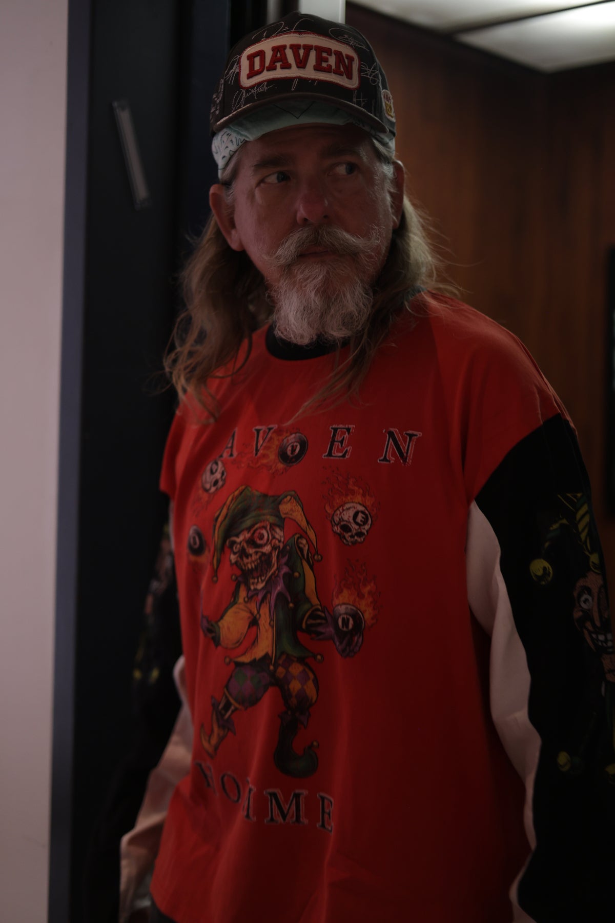 DH RED/BLACK JESTER LONGSLEEVE