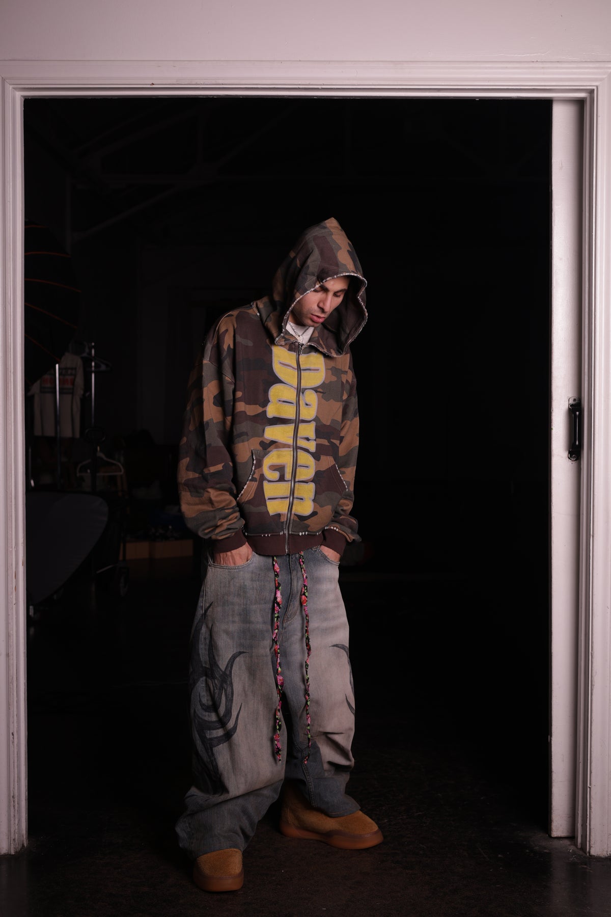 FOREVER YOUNG CAMO HOODIE