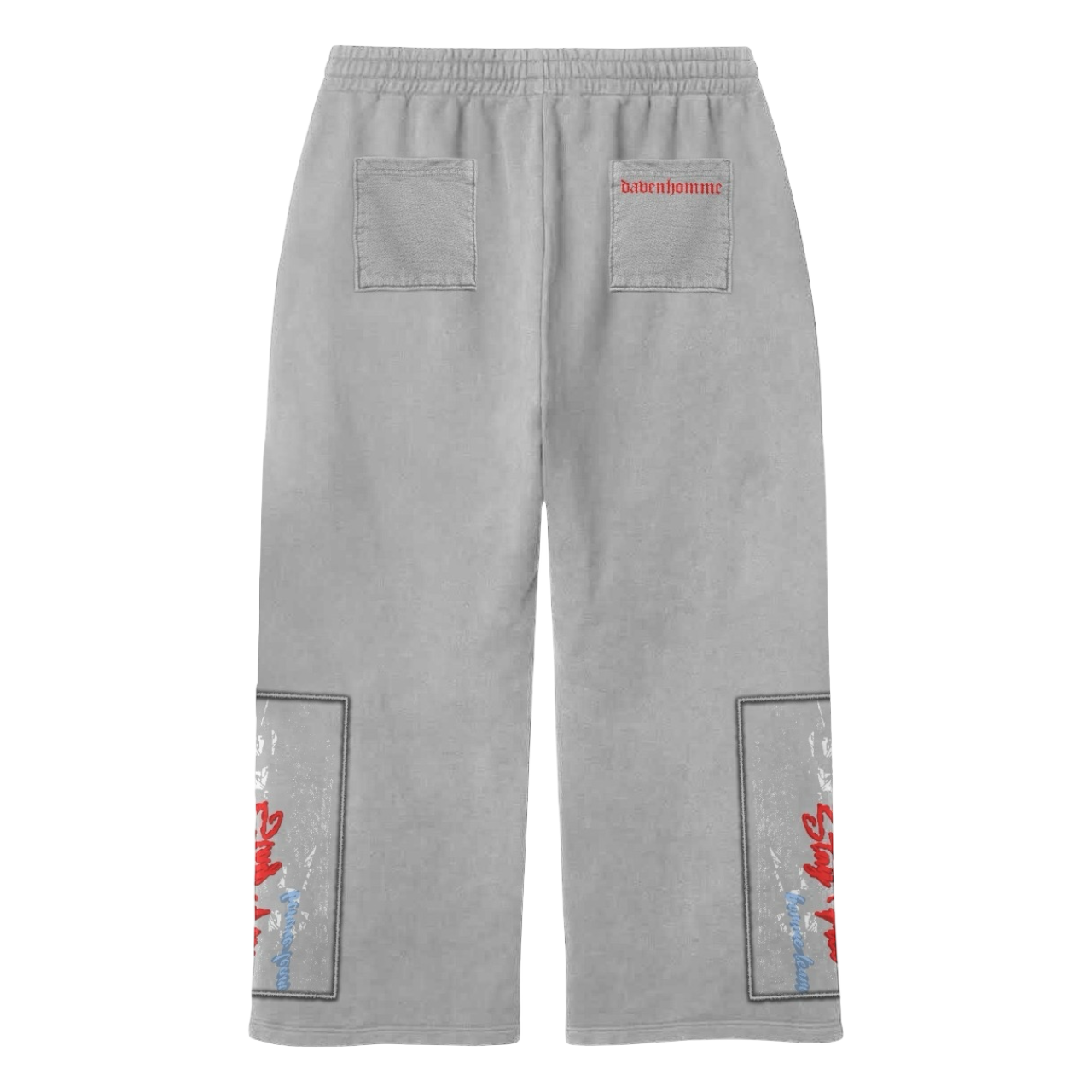 UNCHARTED ASH APPLIQUÉ EMBROIDERED SWEATPANTS