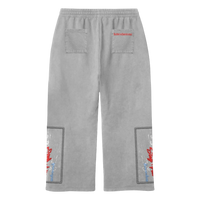 UNCHARTED ASH APPLIQUÉ EMBROIDERED SWEATPANTS