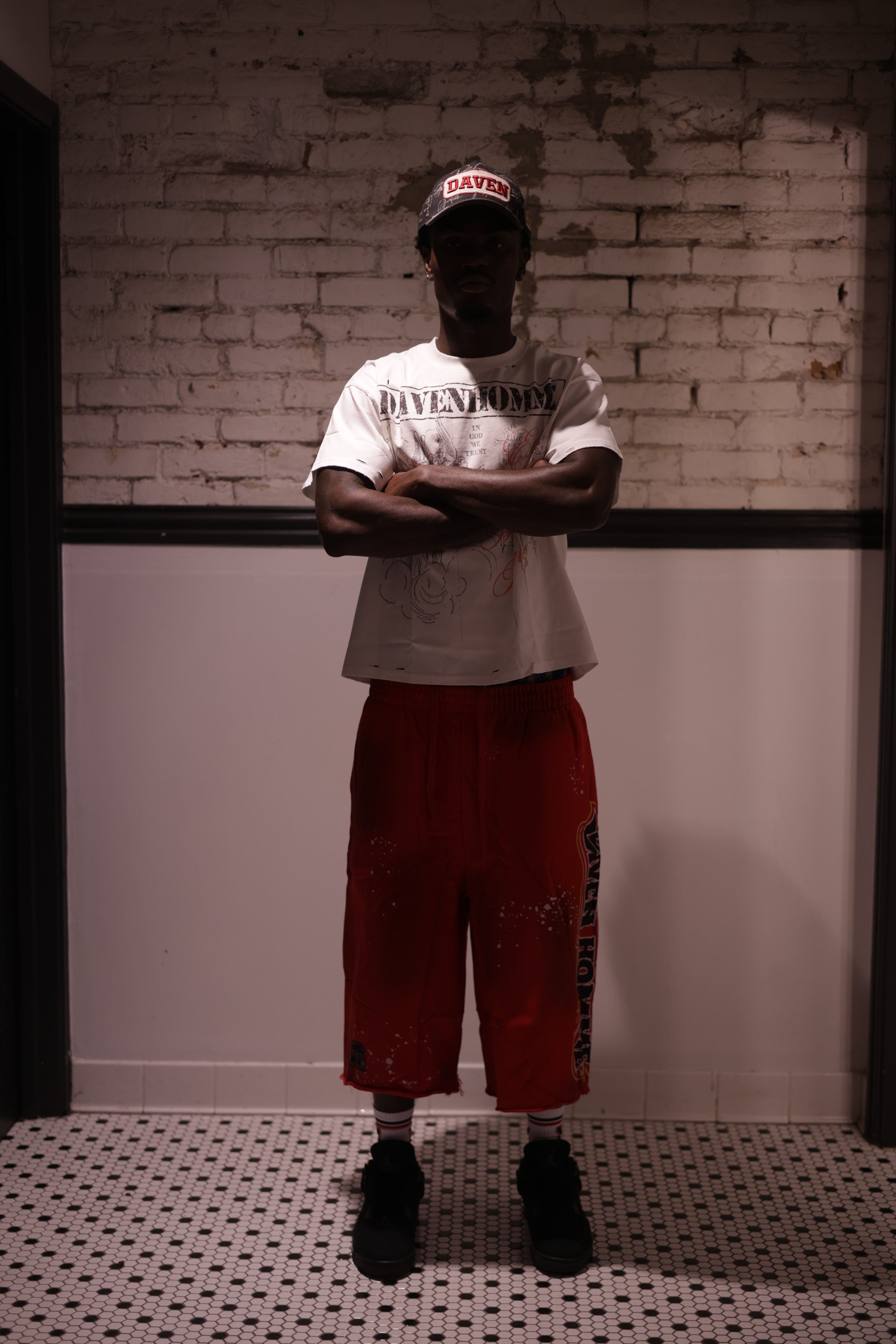 DH RED BUGGER 3/4 SWEAT SHORTS