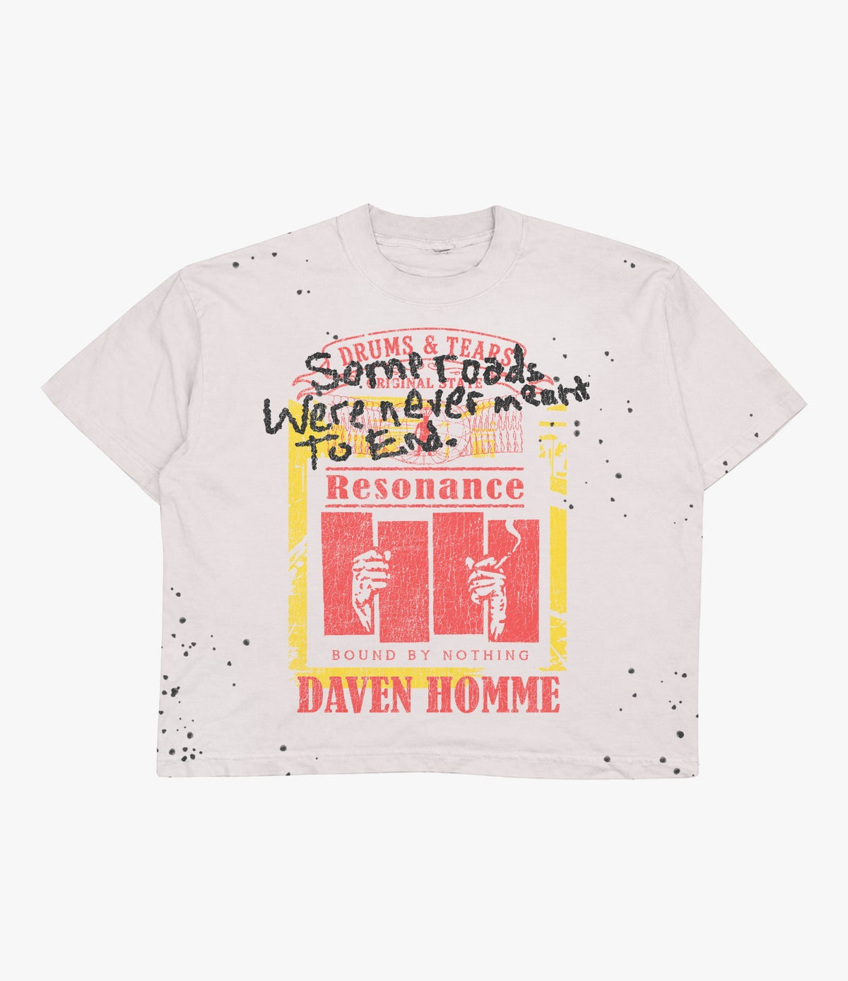 BEIGE BOUND BY NOTHING TEE
