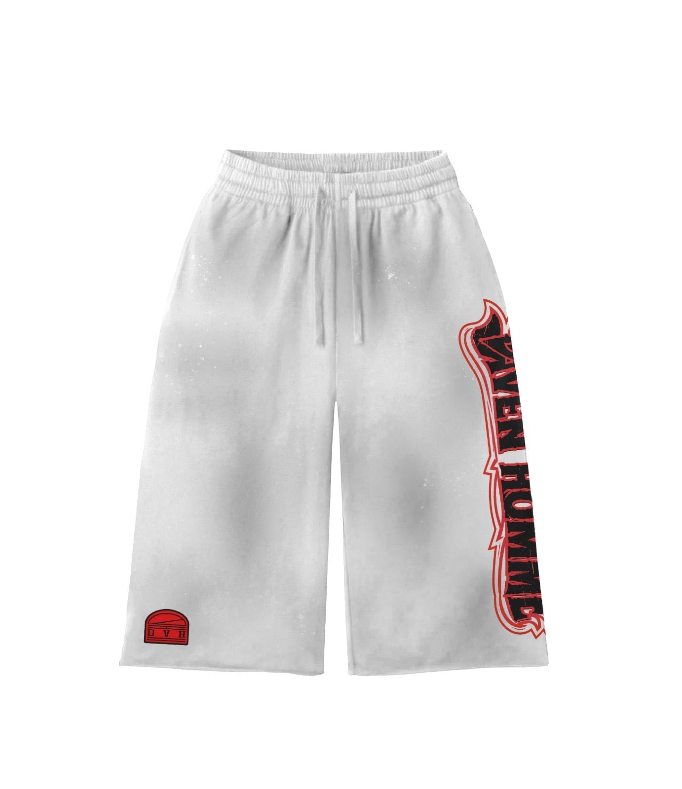 DH WHITE BUGGER 3/4 SWEAT SHORTS