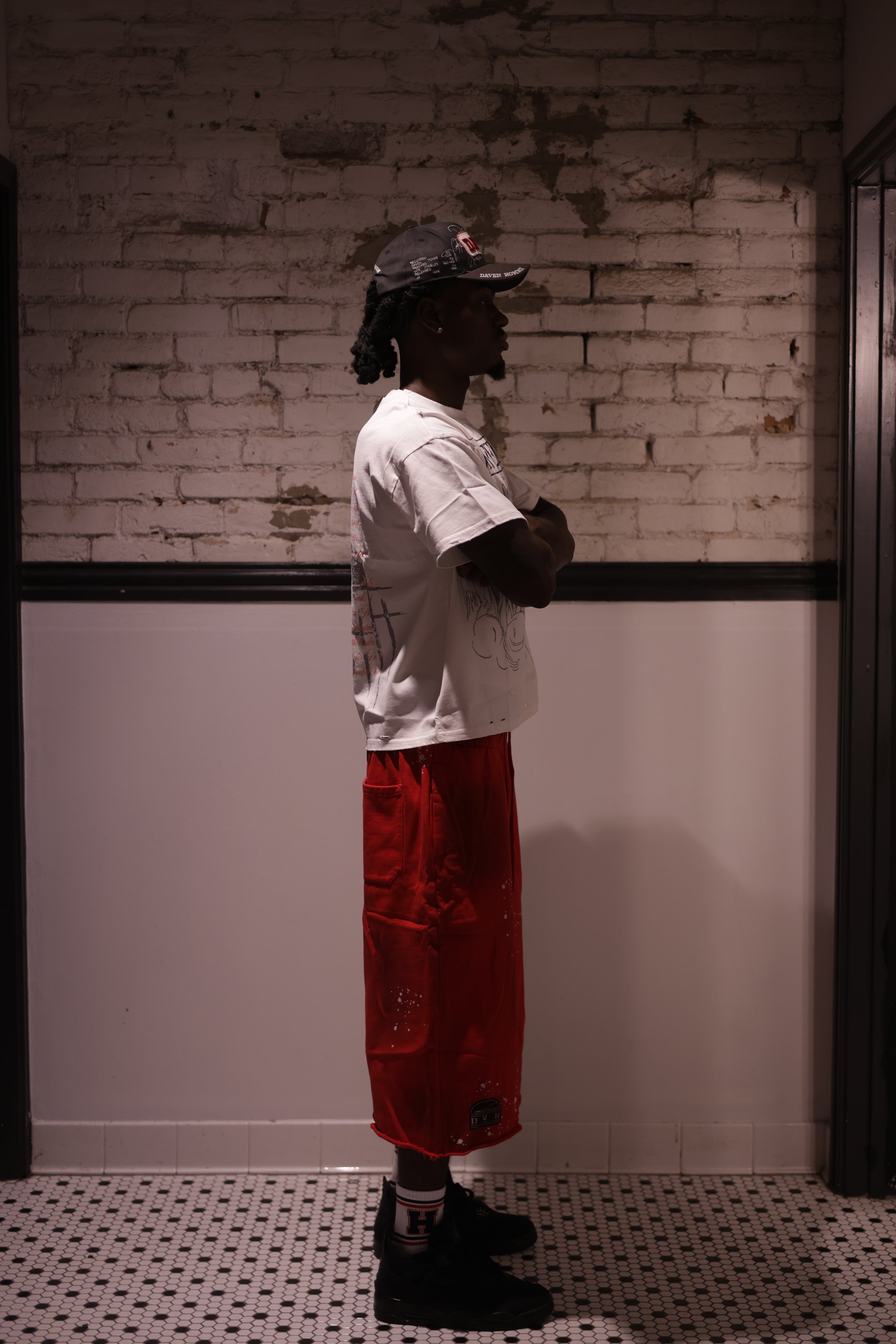 DH RED BUGGER 3/4 SWEAT SHORTS