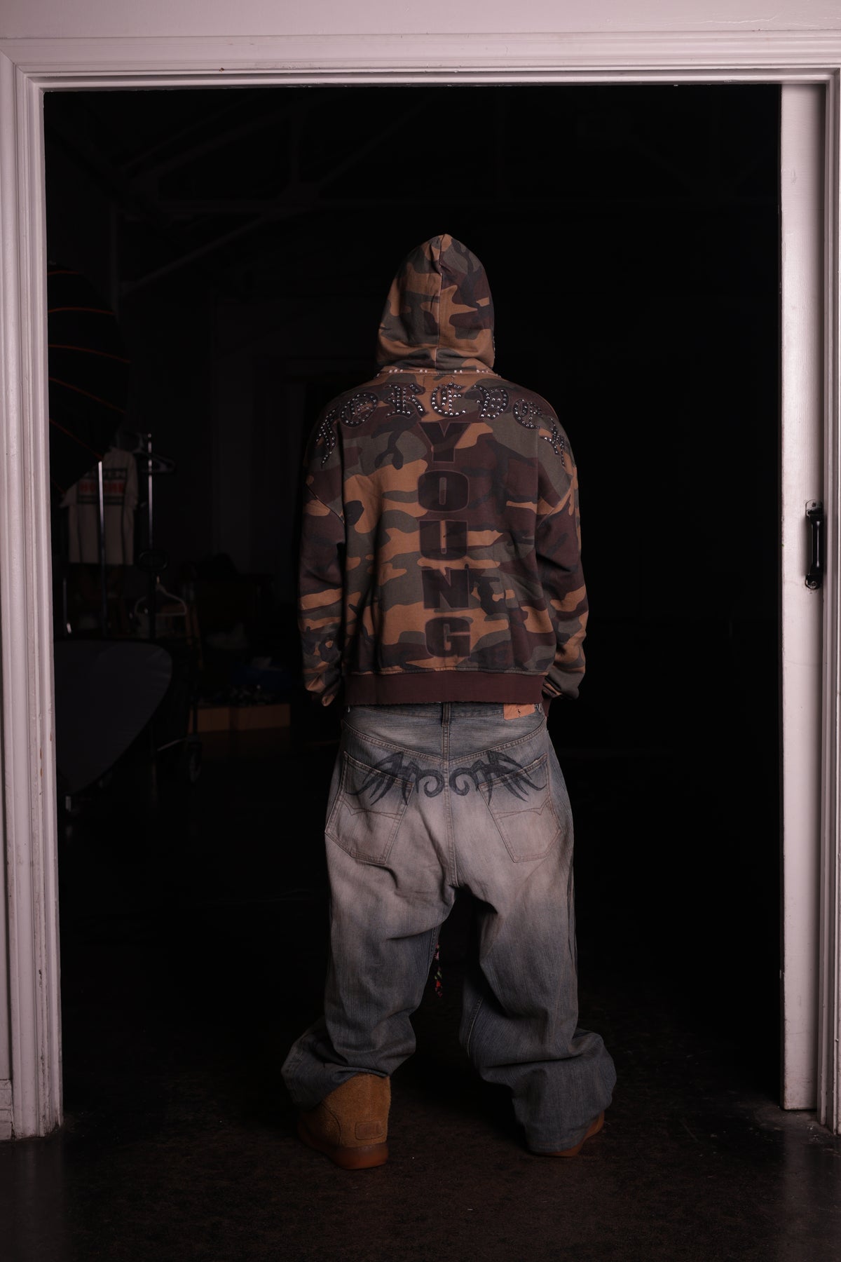 FOREVER YOUNG CAMO HOODIE