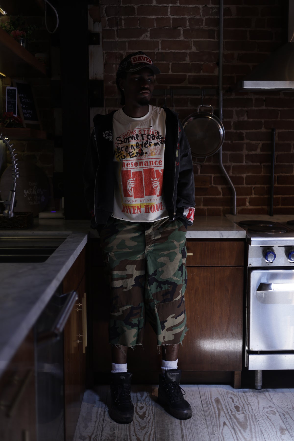 BEIGE BOUND BY NOTHING TEE