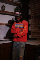 BROKEN REALITY RED LONGSLEEVE