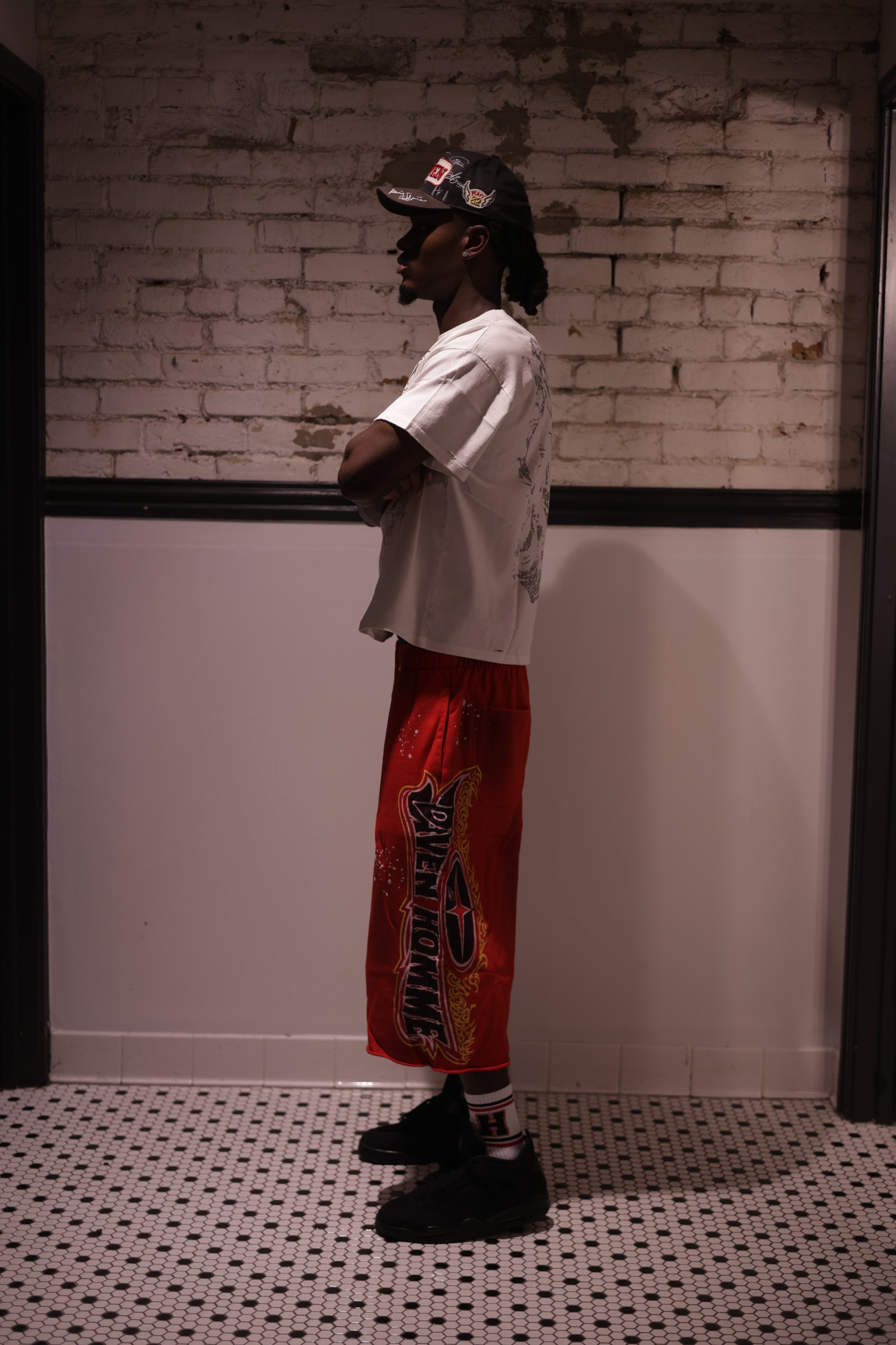 DH RED BUGGER 3/4 SWEAT SHORTS