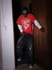 CLARITY THROUGH CHAOS RED TEE