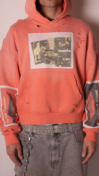 RED RAMONE PATCH HOODIE