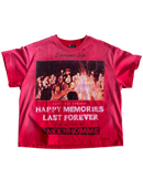 RED HAPPY MEMORIES TEE