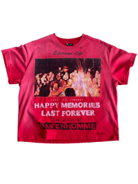 RED HAPPY MEMORIES TEE