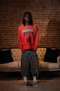 BROKEN REALITY RED LONGSLEEVE