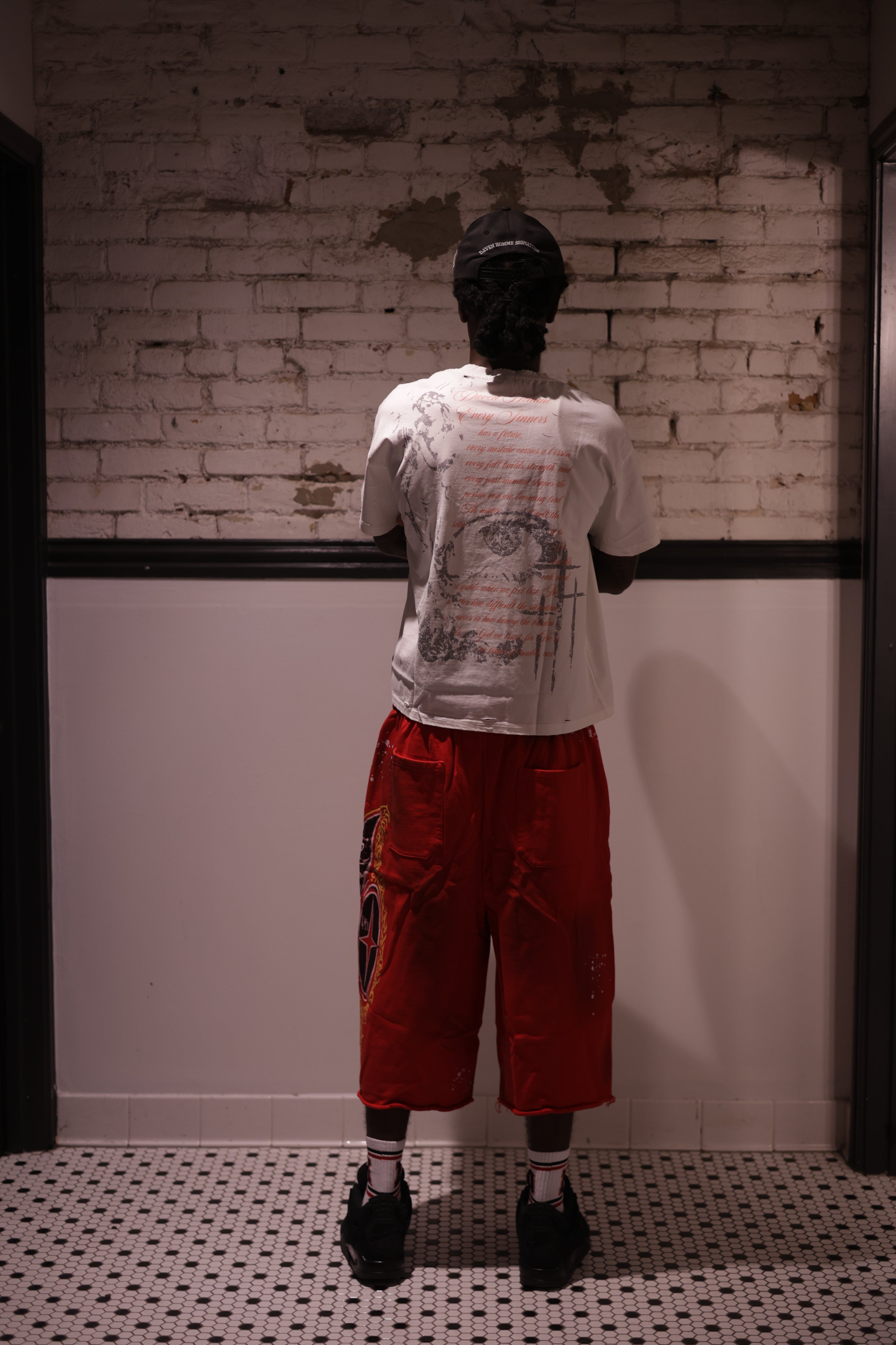 DH RED BUGGER 3/4 SWEAT SHORTS