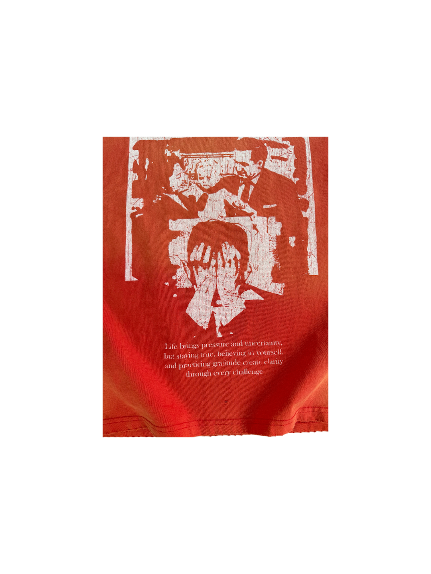 CLARITY THROUGH CHAOS RED TEE