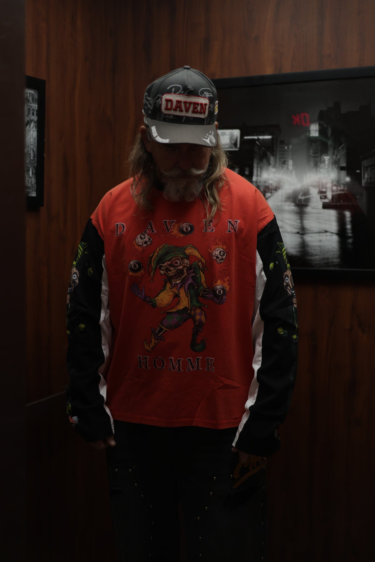 DH RED/BLACK JESTER LONGSLEEVE