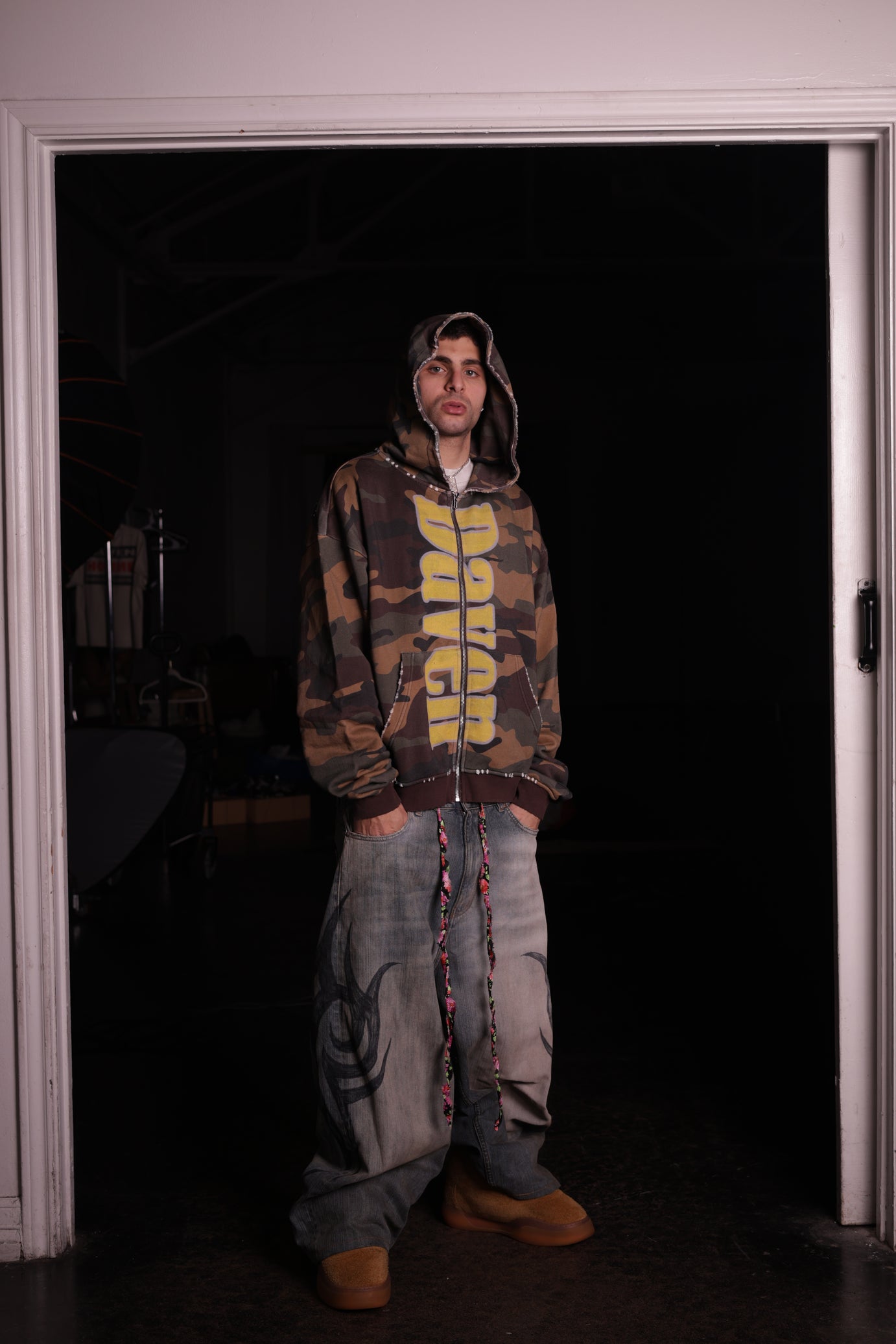 FOREVER YOUNG CAMO HOODIE