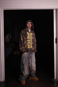 FOREVER YOUNG CAMO HOODIE