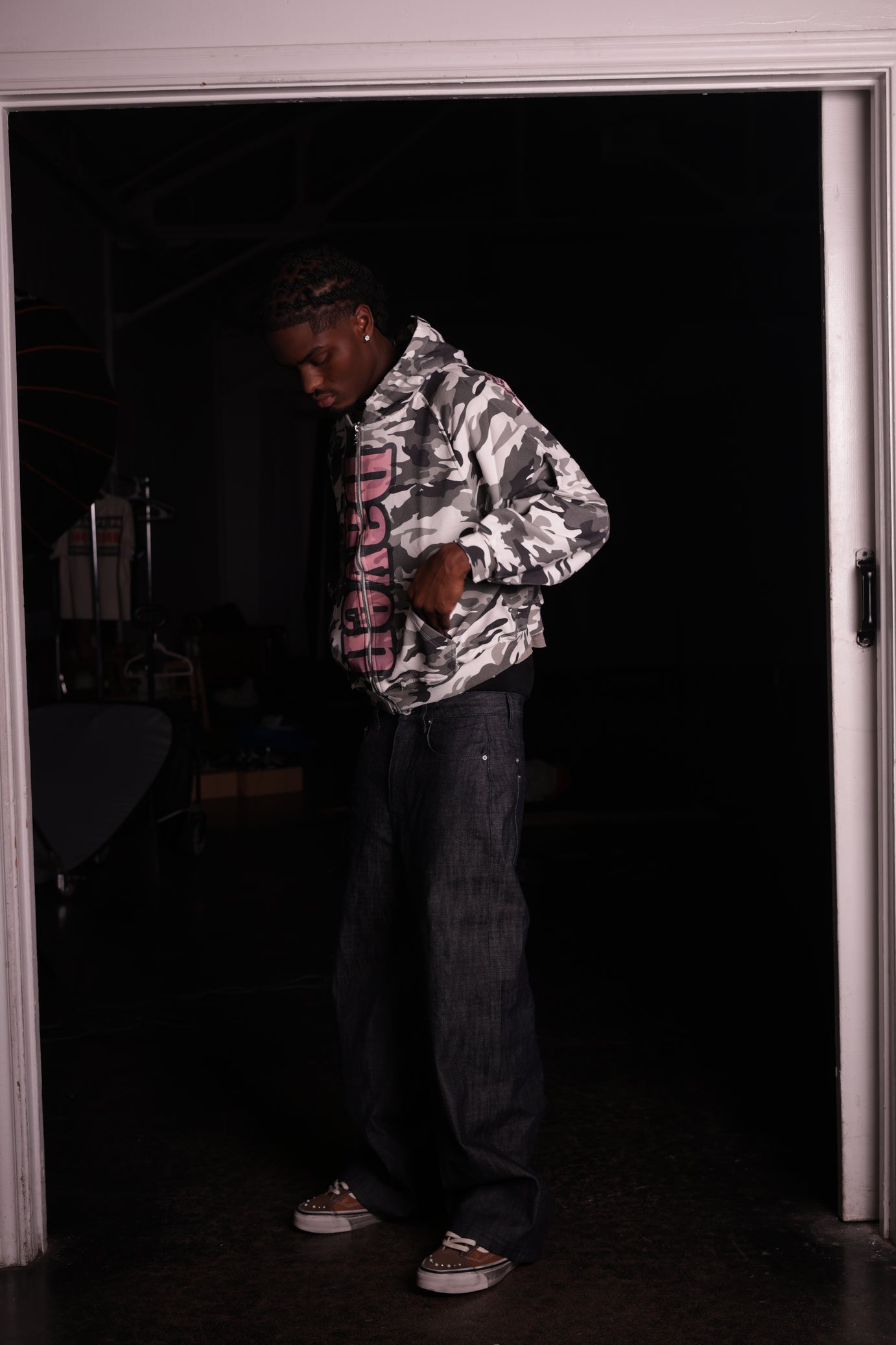 FOREVER YOUNG SNOW CAMO HOODIE