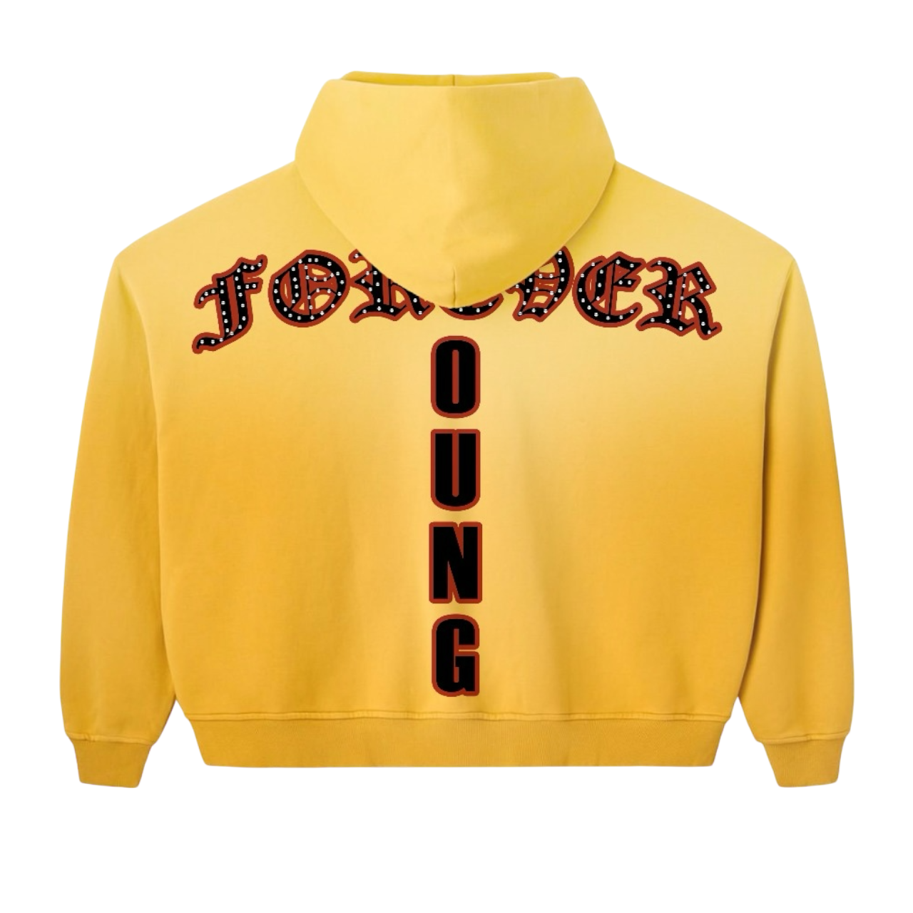 FOREVER YOUNG YELLOW HOODIE