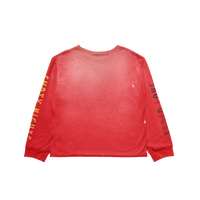 BROKEN REALITY RED LONGSLEEVE