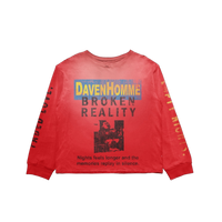 BROKEN REALITY RED LONGSLEEVE