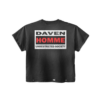 UNRESTRICTED SOCIETY BLACK TEE