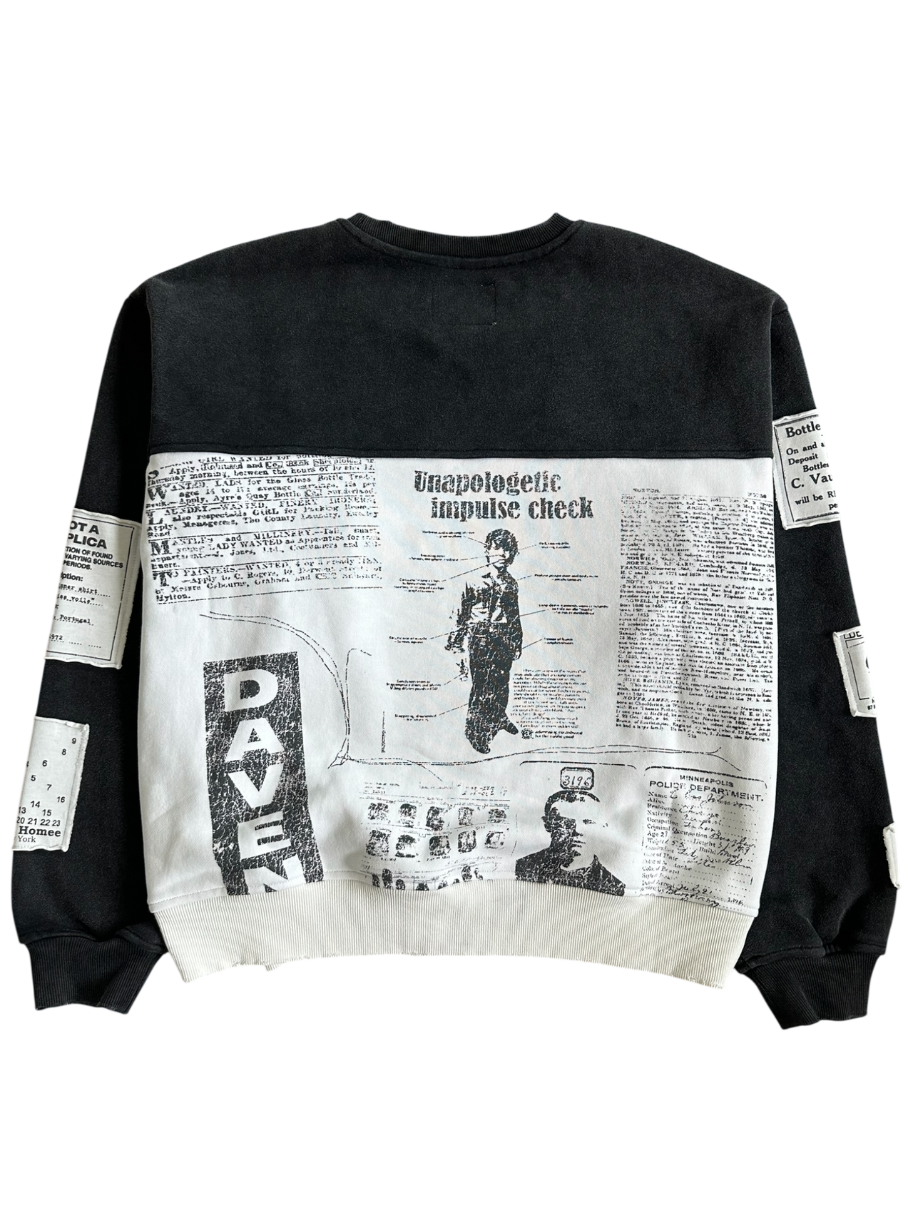 NOT A REPLICA CREWNECK