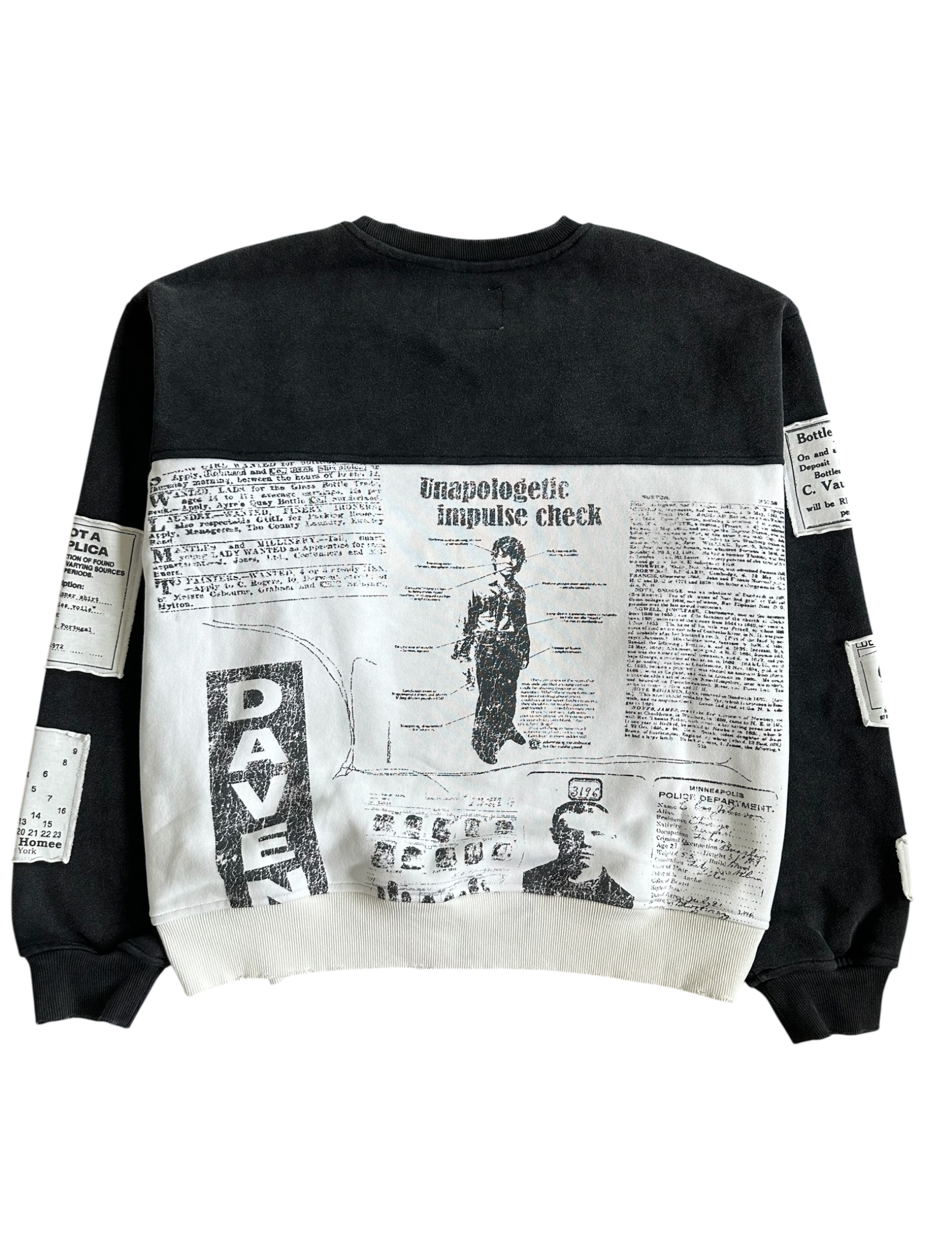 NOT A REPLICA CREWNECK