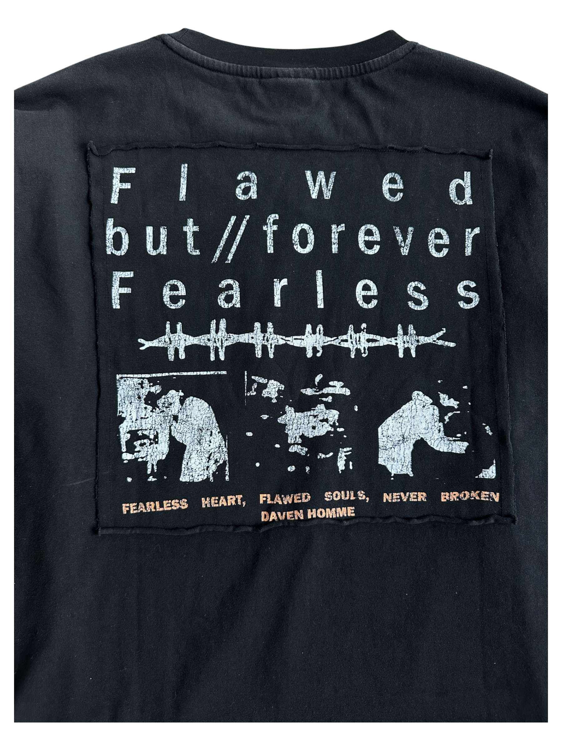 FLAWED AND FEARLESS LONGSLEEVE TEE