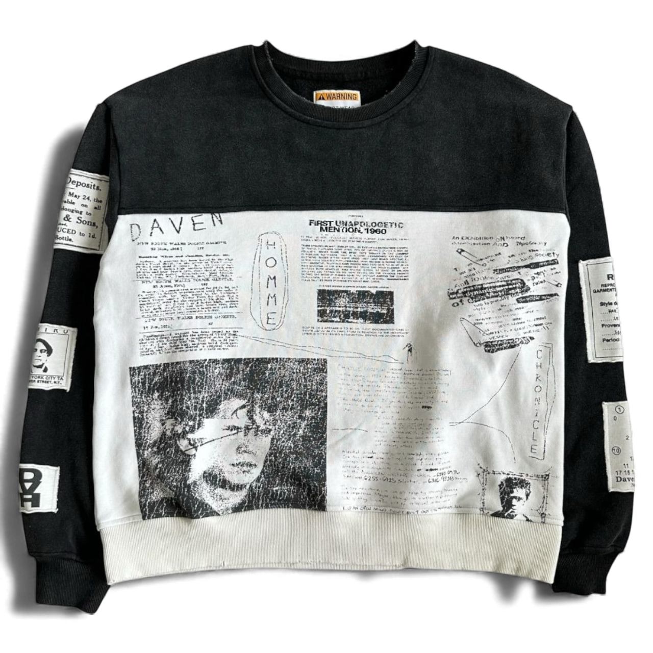 NOT A REPLICA CREWNECK