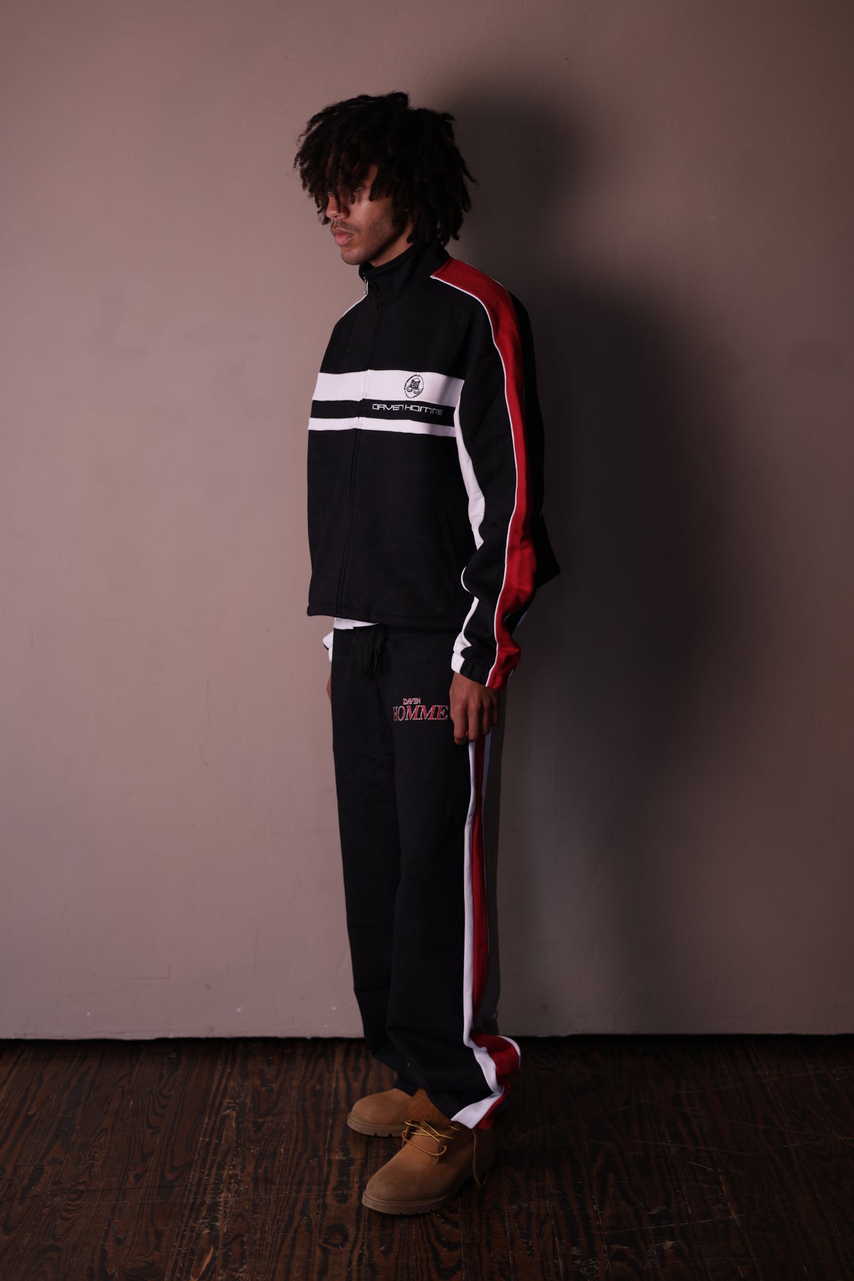 OVERTHINKING KILLS HAPPINESS BLACK CAMO SWEATPANTS