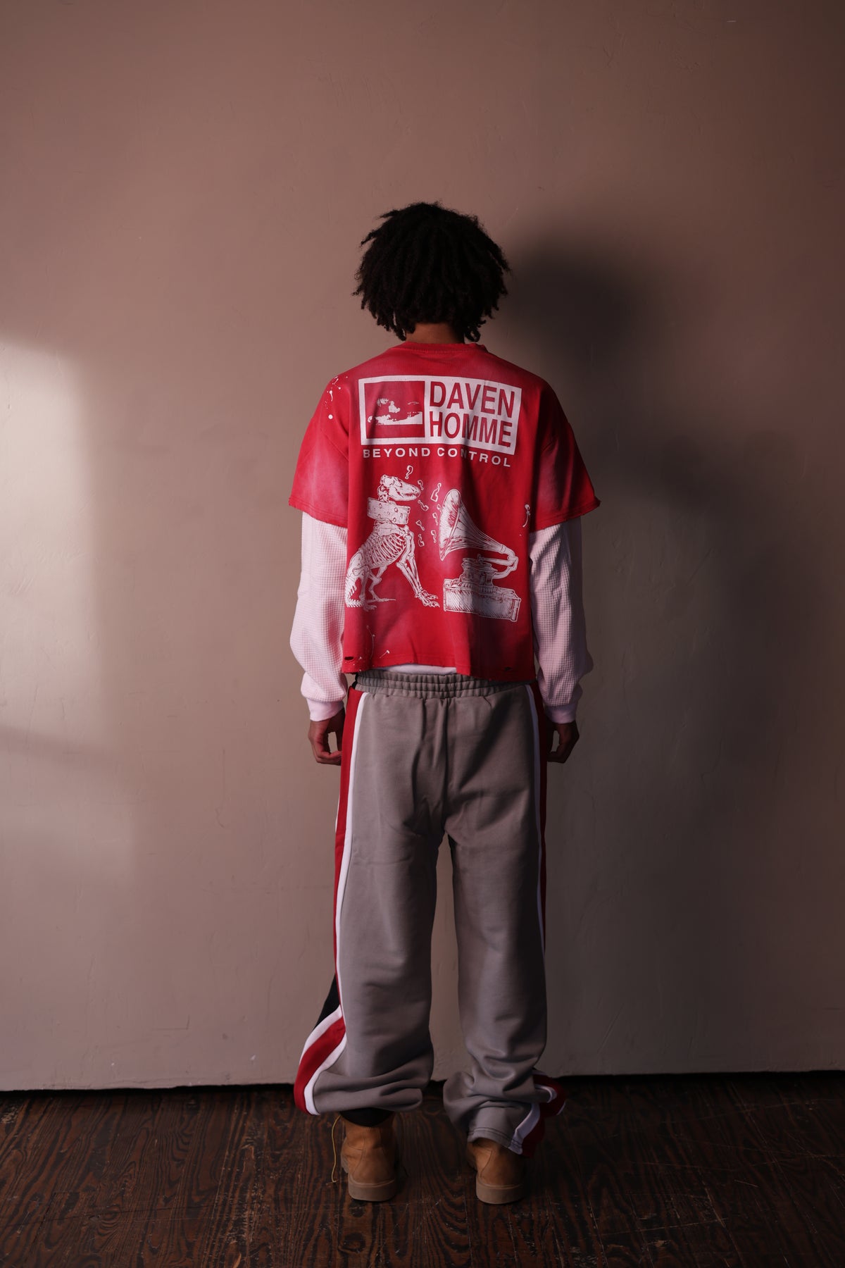 OVERTHINKING KILLS HAPPINESS BLACK CAMO SWEATPANTS