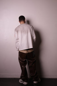 STUDDED LEATHER PANTS