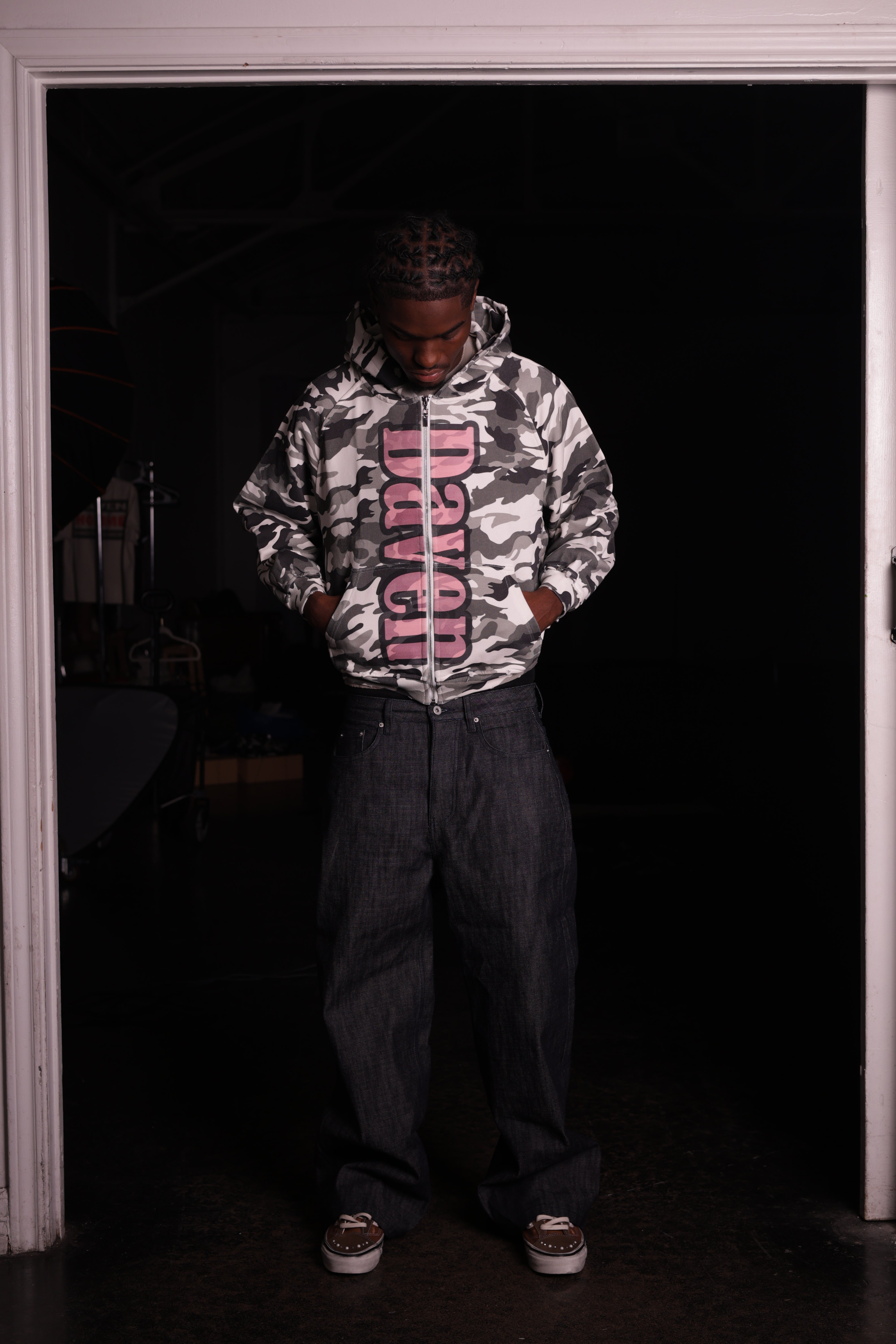 FOREVER YOUNG SNOW CAMO HOODIE
