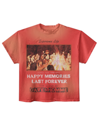 RED HAPPY MEMORIES TEE